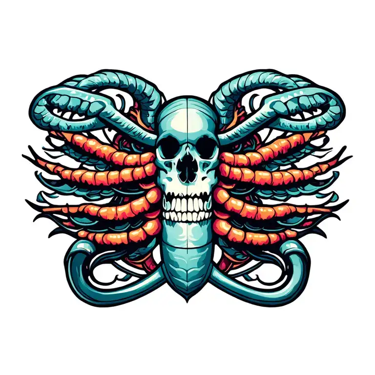 Cancer Horoscope Symbol tattoo design idea