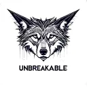 "Unbreakable" "Unbreakable" fourthwing, wolf howling tattoo design idea