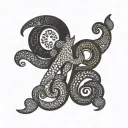 phrase 'IGY6' tattoo design idea