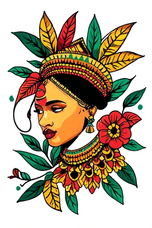 Ghana inspired tattoo tattoo design idea