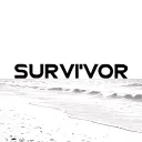 "Survivor " beach scene easy to draw tattoo design idea