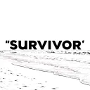 "Survivor " beach scene easy to draw tattoo design idea