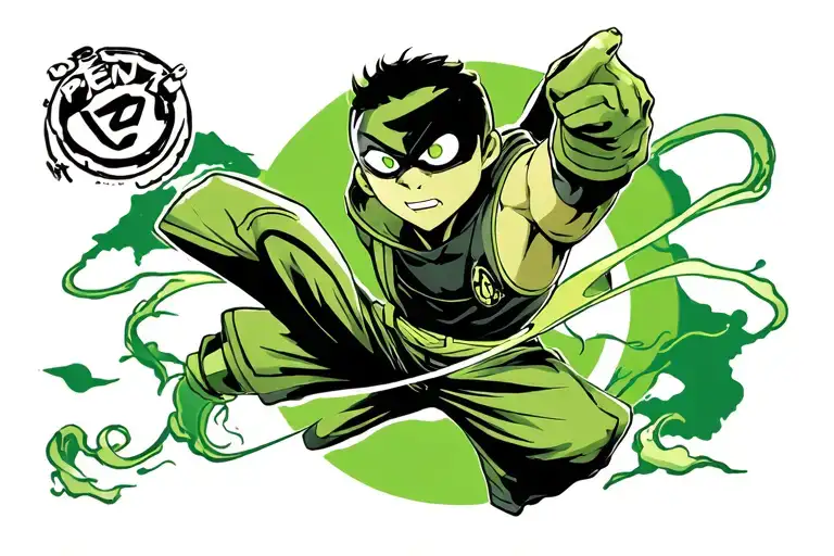 Ben 10 tattoo design idea