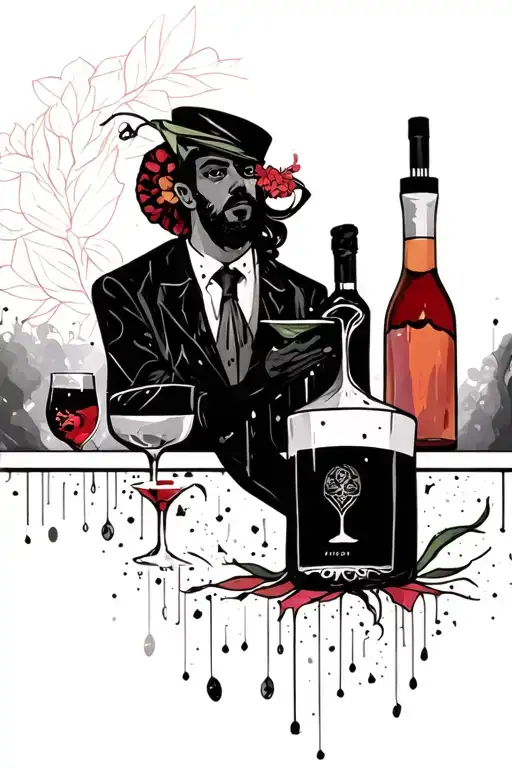 The Master and margarita tattoo design idea