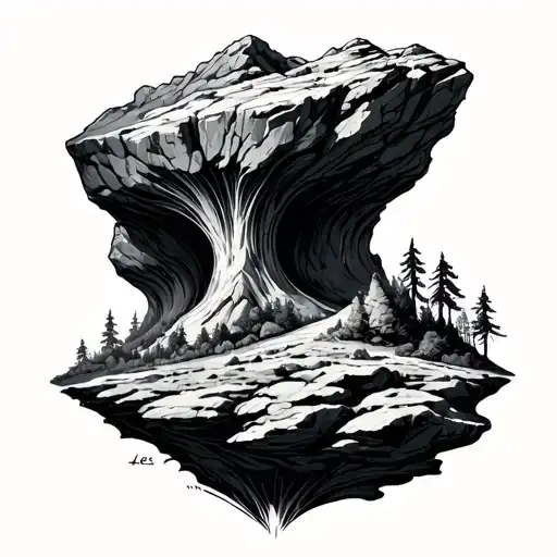 geology paleozoic tattoo design idea