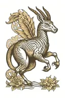 Springbok rugby emblem tattoo design idea