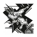 navy computer engineering taekwondo black belt tattoo design idea
