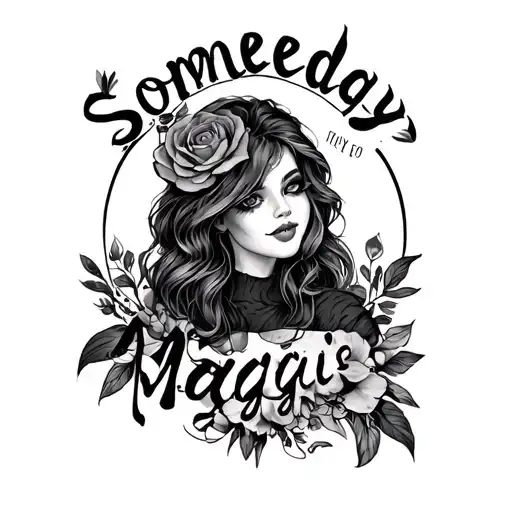 someday by "Maggie's" tattoo design idea