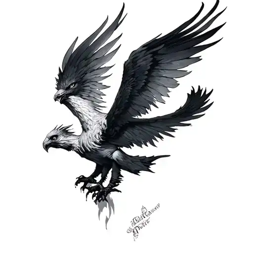 Harry Potter Phoenix tattoo design idea