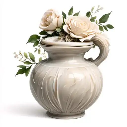 alabaster jar mentioned in the bible that held the perfume mary of bethany  washed  tattoo design idea
