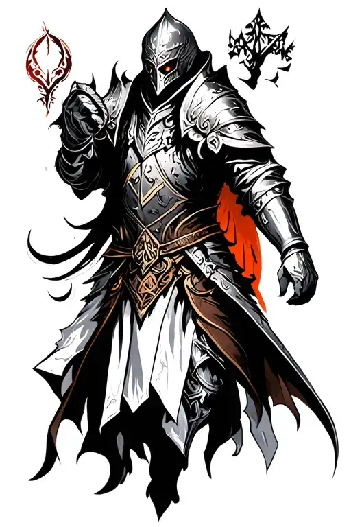 dark souls tattoo design idea