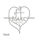Name Isaac with cross and heart tattoo design idea