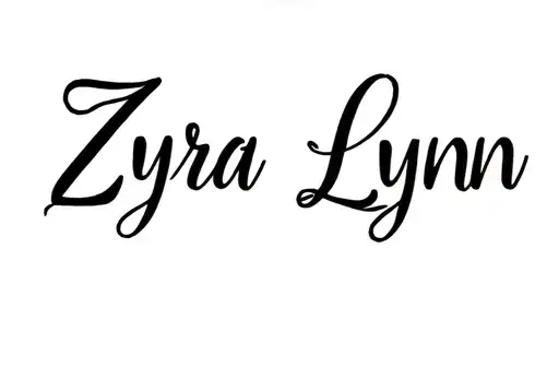 "Zyra Lynn" tattoo design idea