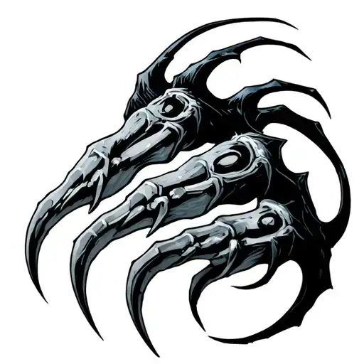 Venomize wolverine claws extended tattoo design idea