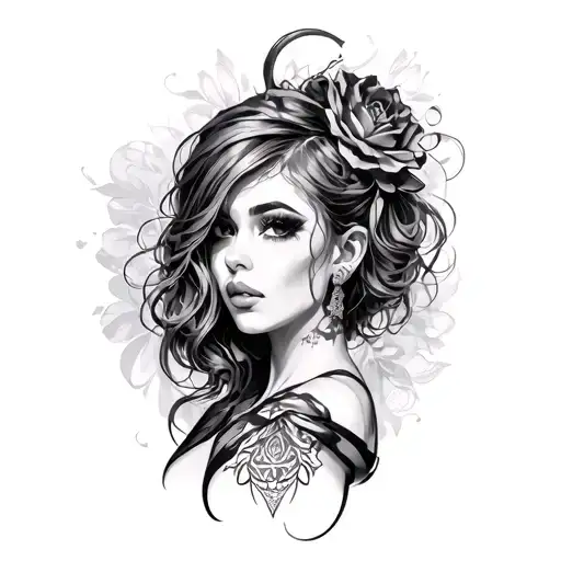 Femboy tattoo design idea