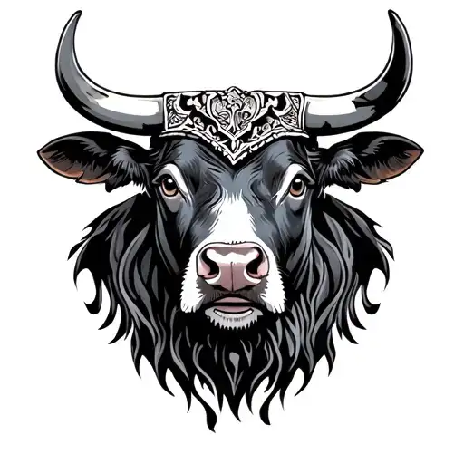Spanish Bull tattoo design idea