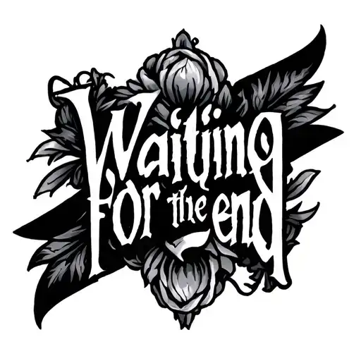 "Waiting for the end" Morse tattoo design idea