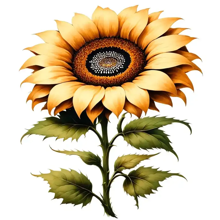 paw print sunflower tattoo tattoo design idea