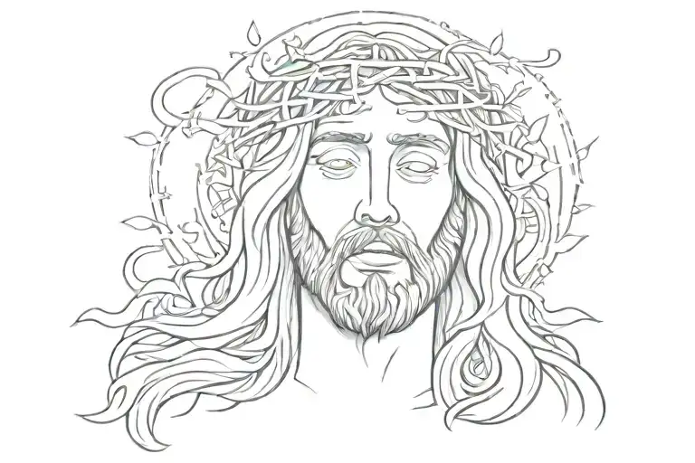 JESUS LOVES YOU tattoo design idea