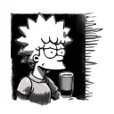 Lisa Simpson tattoo design idea