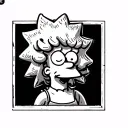 Lisa Simpson tattoo design idea