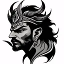 Karna tattoo design idea
