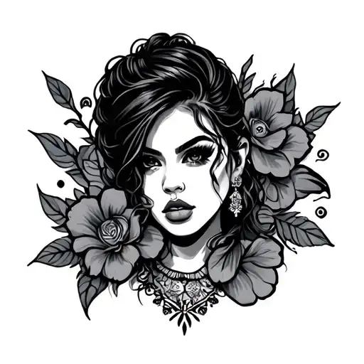 chola tattoo design idea