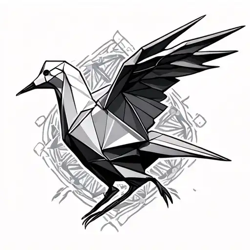 origami crane from prison break, DNA or some medicine theme, and the phras tattoo design idea