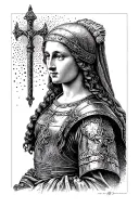 Joan of Arc tattoo design idea