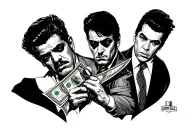Goodfellas & scarface money power tattoo design idea