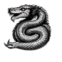 Aztec Serpent tattoo design idea