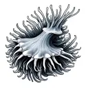 Nudibranch tattoo design idea