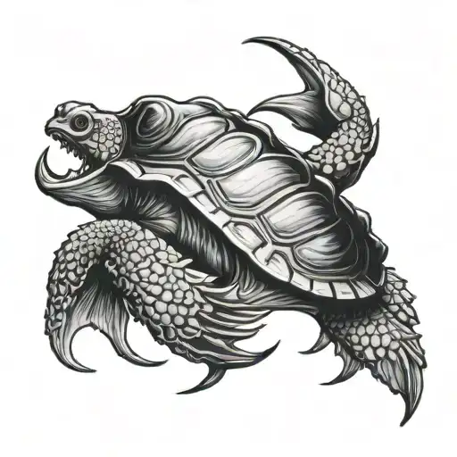 Shellback tattoo design idea