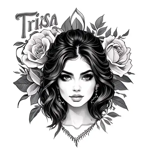 Trisha tattoo design idea
