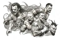 Wwe tattoo design idea