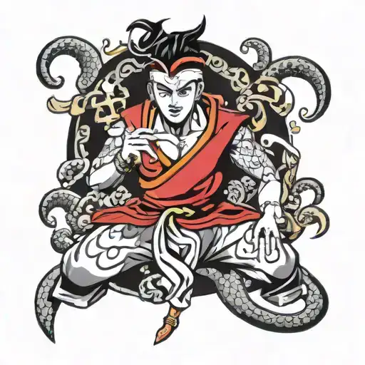 jojo bizarre adventure tattoo design idea