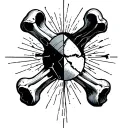 broken bone theory patchwork tattoo tattoo design idea