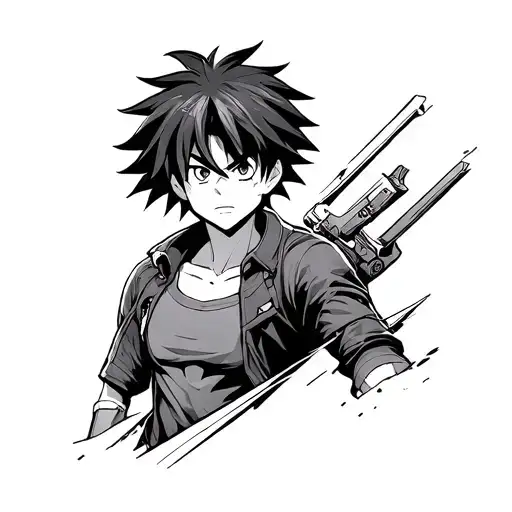 my hero academia tattoo design idea