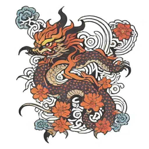Korean tattoo design idea