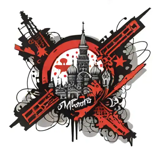 moscow city underground graffiti style tattoo tattoo design idea