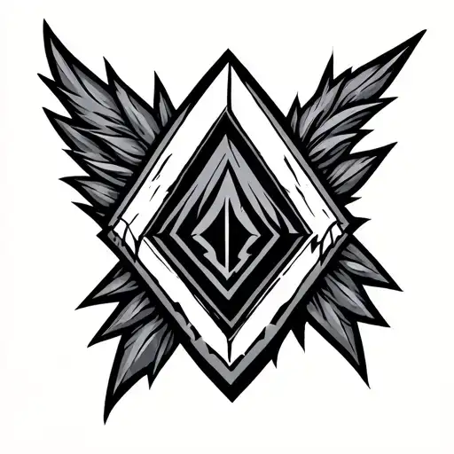 arrowhead tattoo design idea