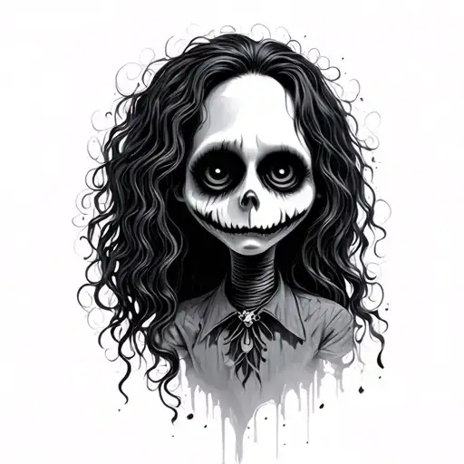 Tim Burton tattoo design idea