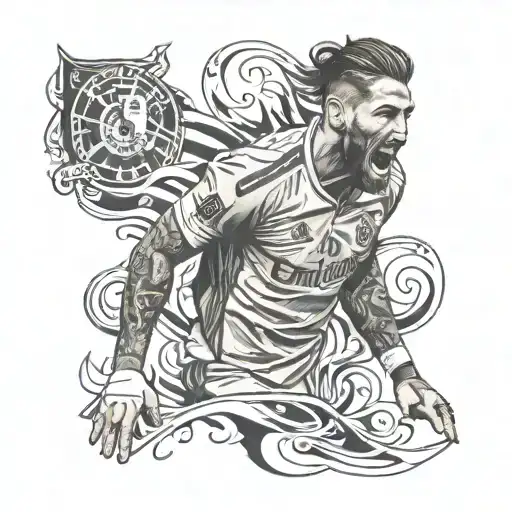 Sergio Ramos tattoo design idea