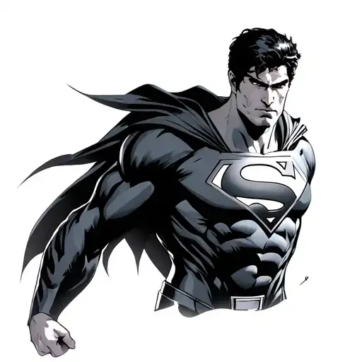Superman tattoo design idea