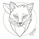 The word 'Foxy's" tattoo design idea