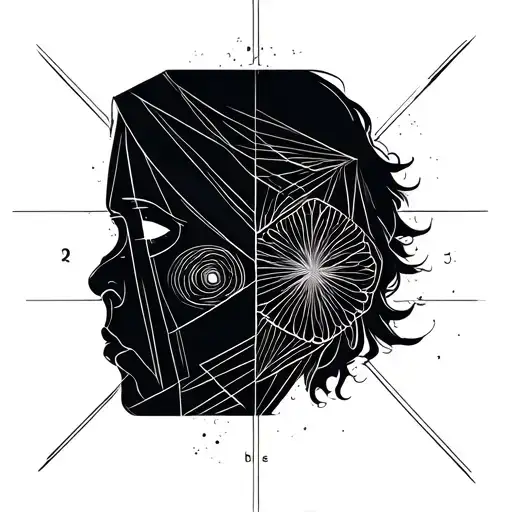 Sadness, Depression, Pain misery suffering tattoo design idea