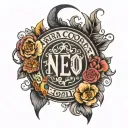 area codes tattoo design idea