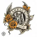 area codes tattoo design idea