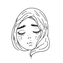 Nomad Sweety but Sad tattoo design idea