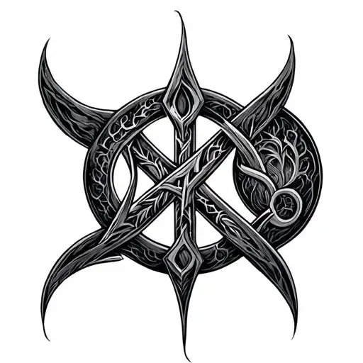 Bind Rune tattoo design idea